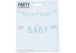 Letterslinger Haza Hello Baby mintgroen 2.50m