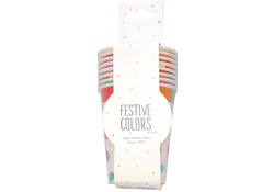 Bekers Haza Festive Colors 250ml 8 stuks