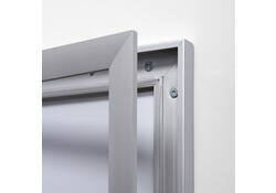 Vitrinebord Quantore luxe 8x A4 zilver