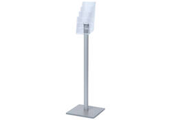 Brochurehouder Quantore met standaard 4x 110x140x30mm