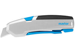Veiligheidsmes Martor Secupro 625 trapezium 21mm zilver