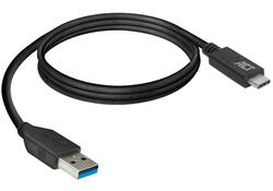 Kabel ACT USB A 3.2 naar USB-C 2 meter