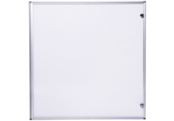 Binnenvitrine wand MAULextraslim whiteboard 12xA4 met slot