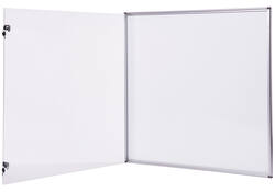 Binnenvitrine wand MAULextraslim whiteboard 12xA4 met slot