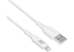 Kabel ACT USB 2.0 naar Lightning laad -en data 1 meter