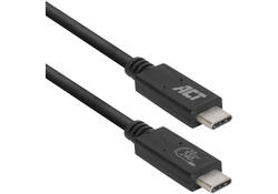 Kabel ACT USB-C USB 4 20Gbps Thunderbolt3 1 meter