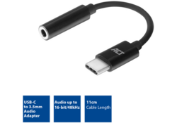Adapter ACT USB-C naar 3.5mm audio jack
