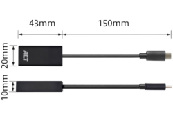 Adapter ACT USB-C naar HDMI 30Hz