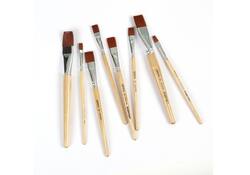 Kwast Qrea synthetisch set à 3 breedtes