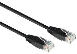 Kabel ACT CAT6 Network koper 0.9 meter zwart