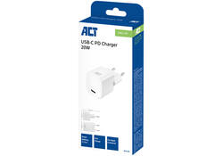 Oplader ACT compact met Powerdelivery 20W wit