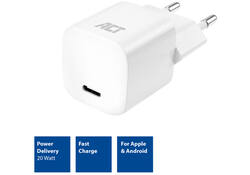 Oplader ACT compact met Powerdelivery 20W wit