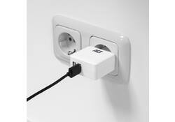 Oplader ACT USB 2 poorts Quickcharge 30W wit