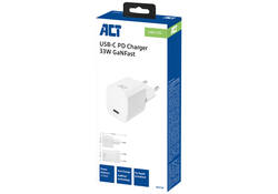 Oplader ACT USB-C compact GaNFast 33W wit