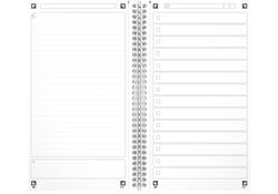 Task Manager Oxford 141x246 mm 115vel aqua