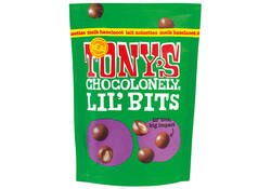 Chocolade Tony's Chocolonely Lil'Bits melk hazelnoot 120 gram