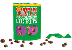 Chocolade Tony's Chocolonely Lil'Bits melk hazelnoot 120 gram