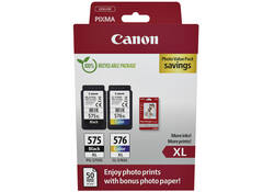Inktcartridge Canon PG-575XL + CL-576XL zwart+kleur