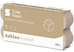 Toiletpapier Satino PureSoft MT1 3-laags 250vel naturel 076970