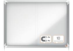 Binnenvitrine Nobo Premium Plus 8x A4 schuifdeur magnetisch
