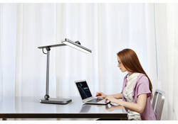 Bureaulamp Unilux Pureline led grijs