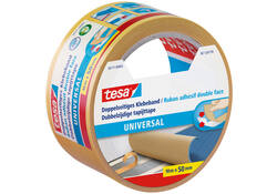Tapijttape tesa® universal 10mx50mm dubbelzijdig wit
