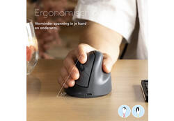 Muis R-Go Ergonomisch HE Basic Wireless Rechts M