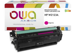 Tonercartridge OWA alternatief tbv HP W2123A rood