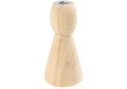 Kandelaar Creativ Company hout conisch 9.5cm