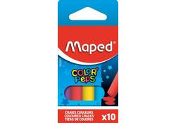 Schoolbordkrijt Maped Color'Peps set á 10 stuks assorti