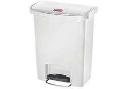 Pedaalemmer Rubbermaid Slim Jim Step-On 30liter wit