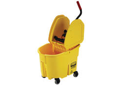 Mopemmer Rubbermaid Wavebrake met wringer 33liter geel