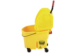 Mopemmer Rubbermaid Wavebrake met wringer 33liter geel