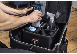 Trolley Rubbermaid Executive Quick Cart klein grijs
