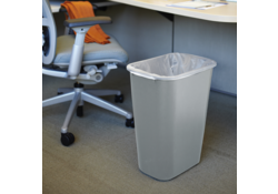 Afvalbak Rubbermaid groot 39liter grijs