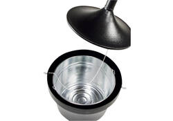 Asbak Rubbermaid Smokers' Station Aladdin vrijstaand zwart