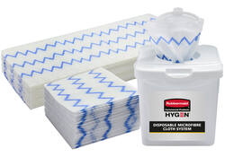 Vlakmop Rubbermaid Hygen microvezel 150st wit