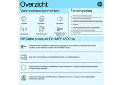 Multifunctional Laser printer HP Color LaserJet 4302dw