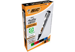 Viltstift Bic 2300 ecolutions schuin medium doos à 4 stuks
