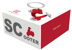 Sleutelhanger Metalmorphose scooter