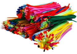 Chenilledraad Creativ Company 30cm dikte 4, 6, 9mm 700 stuks assorti