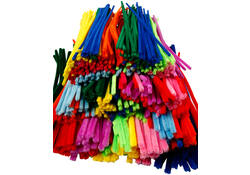 Chenilledraad Creativ Company 30cm dikte 4, 6, 9mm 700 stuks assorti