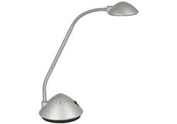 Bureaulamp MAUL Arc LED zilver