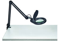 Loeplamp MAUL Viso LED tafelklem zwart