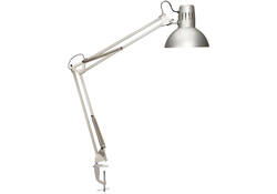 Bureaulamp MAUL Study tafelklem excl.LED lamp E27 zilver