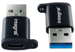Adapter Integral USB-C naar USB-A 2-pack