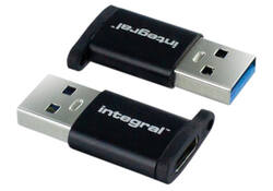 Adapter Integral USB-C naar USB-A 2-pack