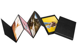 Leporello box walther design 11 foto's formaat 10x15cm zwart