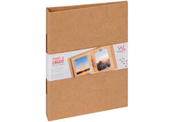 Fotoalbum walther design mini 24 foto's 13x18cm verticaal kraft