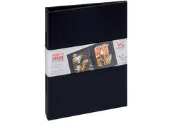 Fotoalbum walther design mini 24 foto's 13x18cm verticaal zwart
